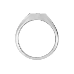 Chevalière Jima Argent Blanc