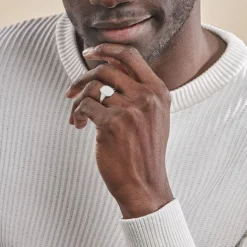 Chevalière Kaleo Argent Blanc