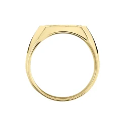 Chevalière Leoncette Plaqué Or Jaune