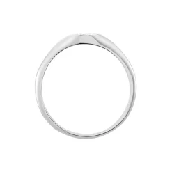 Chevalière Liao Argent Blanc