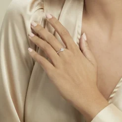 Chevalière Narva Argent Blanc