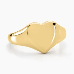 Chevalière Philia Acier Doré