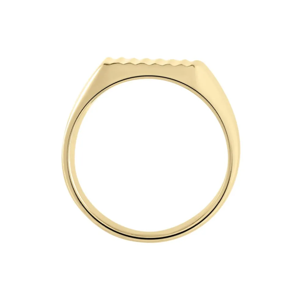 Chevalière Plaqué Or Corentin