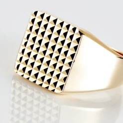 Chevalière Plaqué Or Corentin