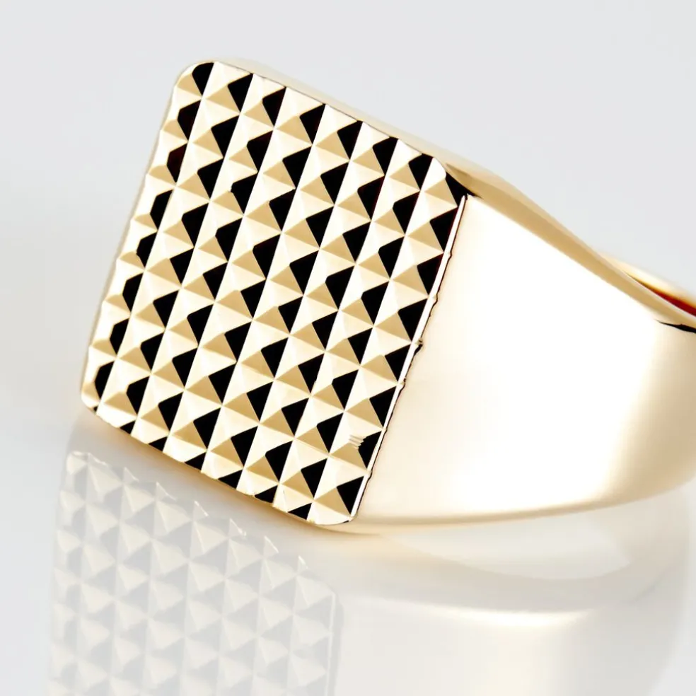 Chevalière Plaqué Or Corentin