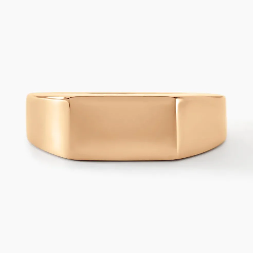 Chevalière Plaqué Or Jaune Alfonso