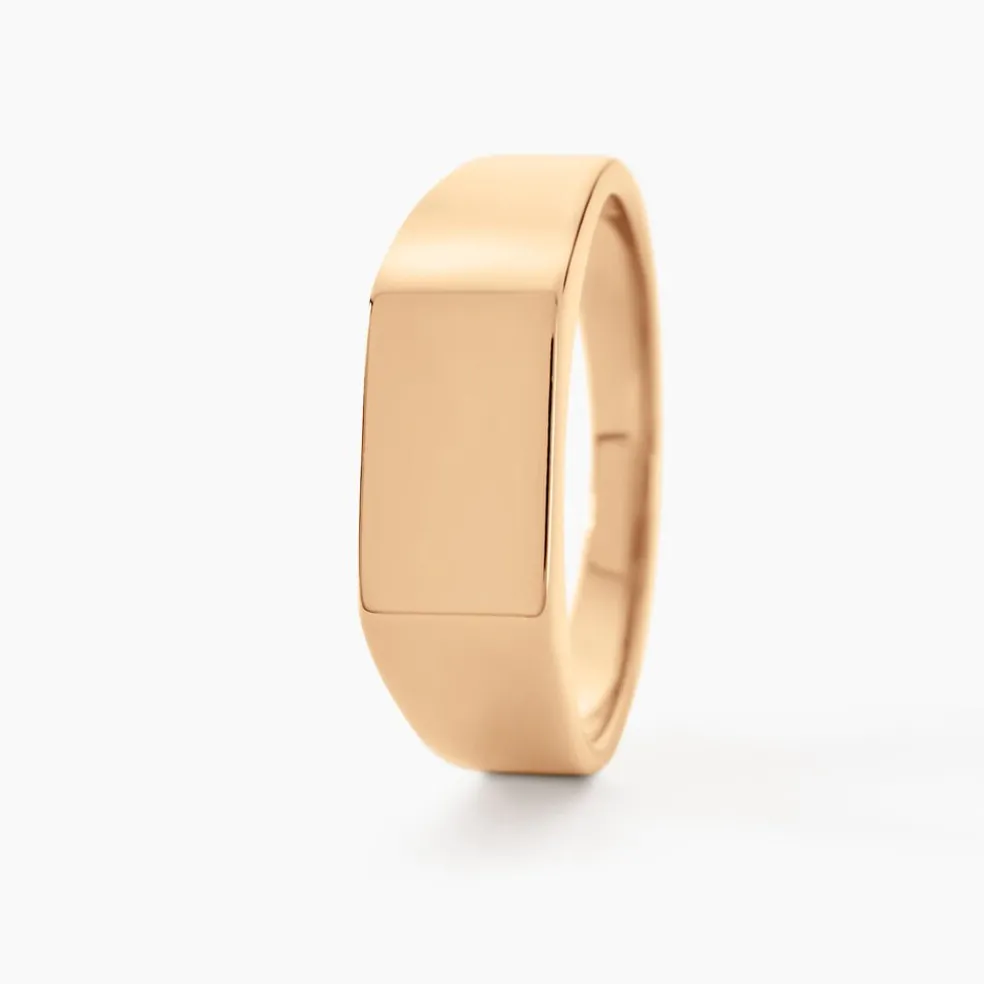 Chevalière Plaqué Or Jaune Alfonso