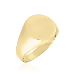 Chevalière Plaqué Or Jaune Aureliano