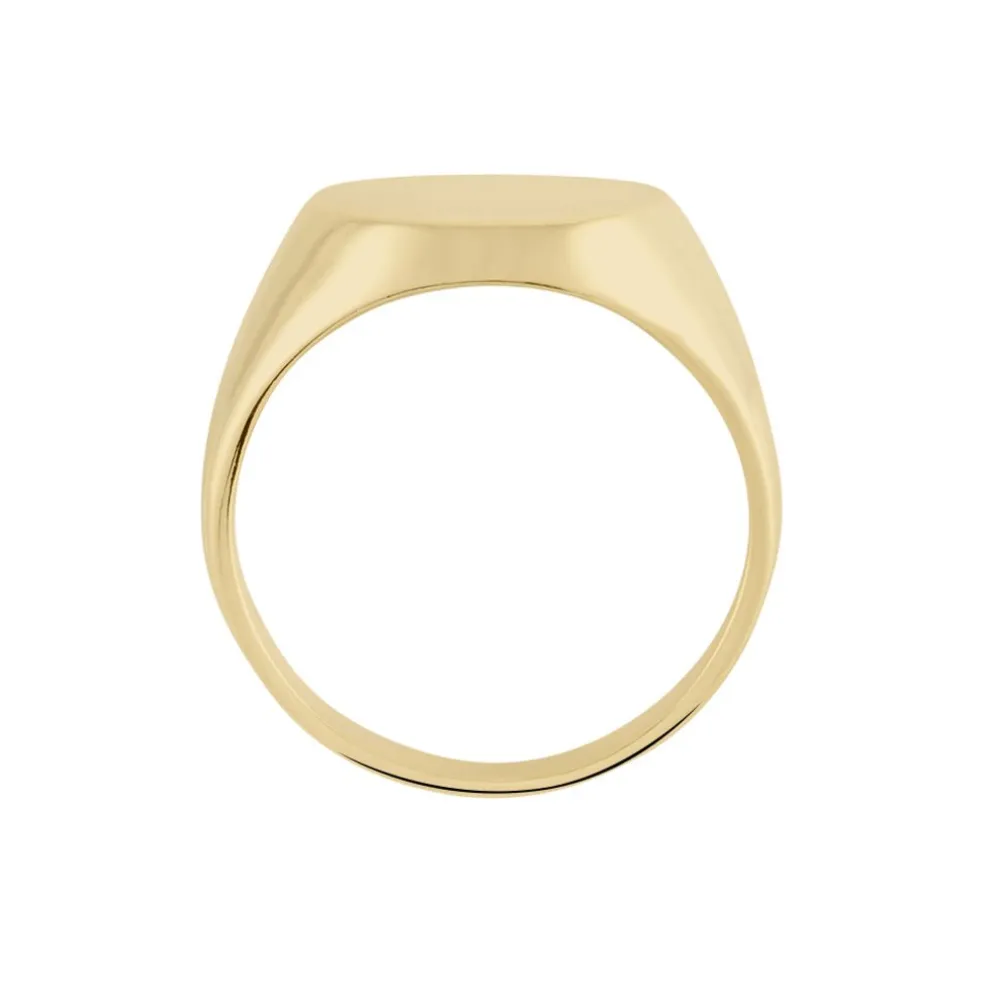 Chevalière Plaqué Or Jaune Aureliano