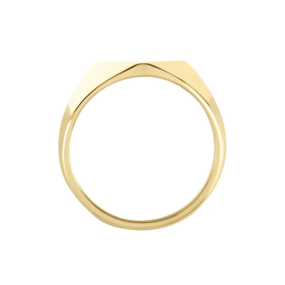 Chevalière Sebastiano Plaqué Or Jaune