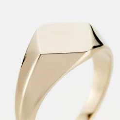 Chevalière Sebastiano Plaqué Or Jaune