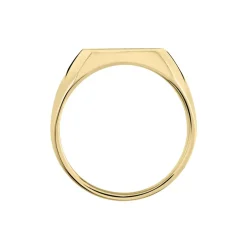 Chevalière Zoey Plaqué Or Jaune