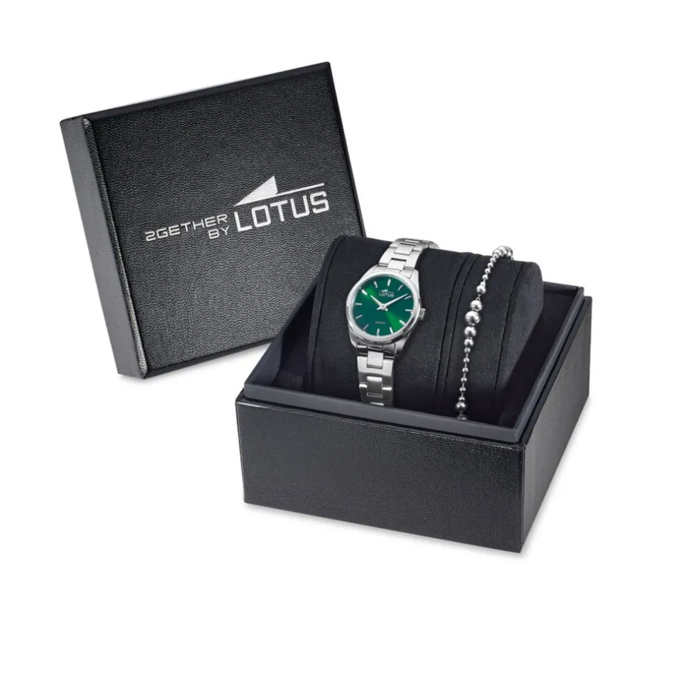 Coffret De Montre Lotus Old Money Vert