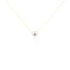 Collier 1 Perle Or Jaune Perle De Culture