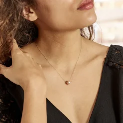 Collier 1 Perle Or Jaune Perle De Culture