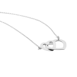 Collier Aalia Argent Blanc