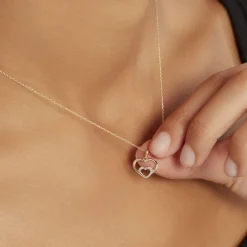 Collier Abeni Or Jaune Diamant