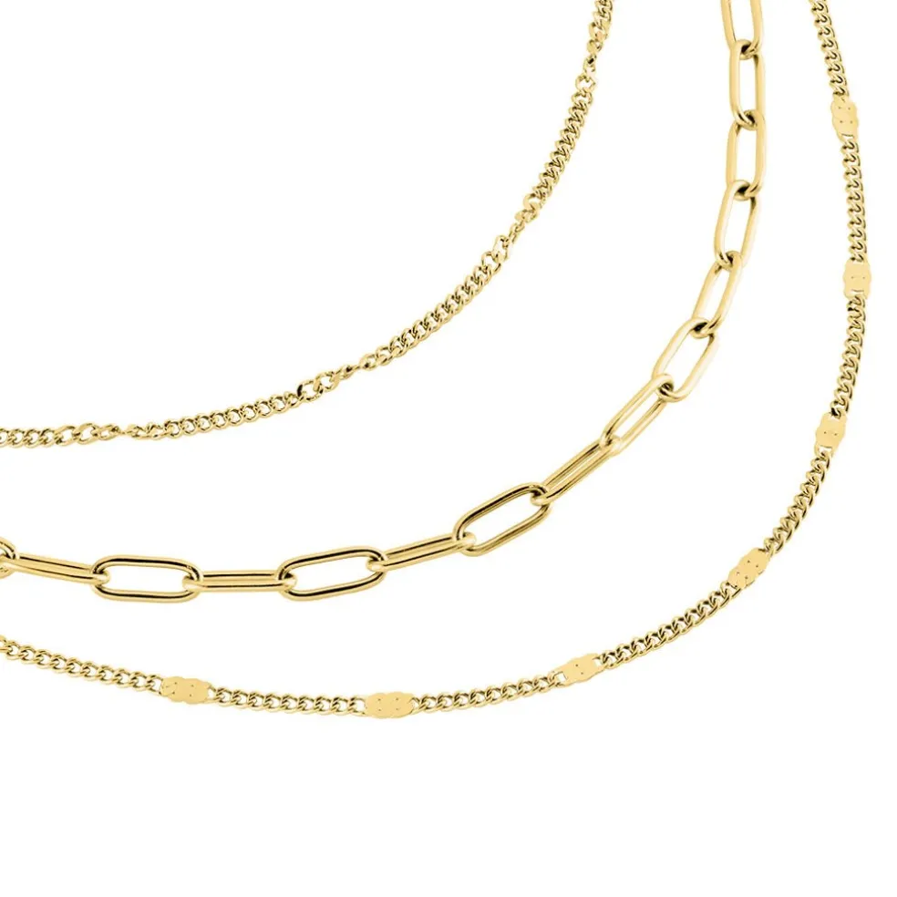 Collier Abiel Acier Doré