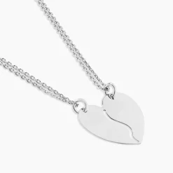 Collier Abrar Argent Blanc