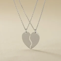 Collier Abrar Argent Blanc