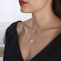 Collier Achilles Argent Blanc Oxyde De Zirconium