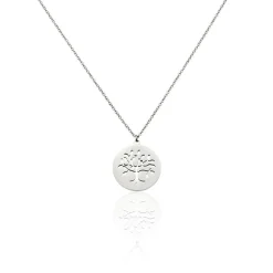 Collier Acier Blanc Ganet