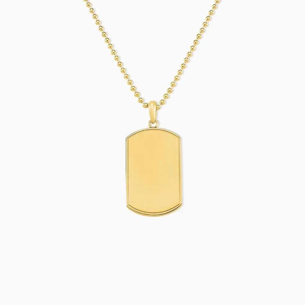 Collier Acier Doré Lorant