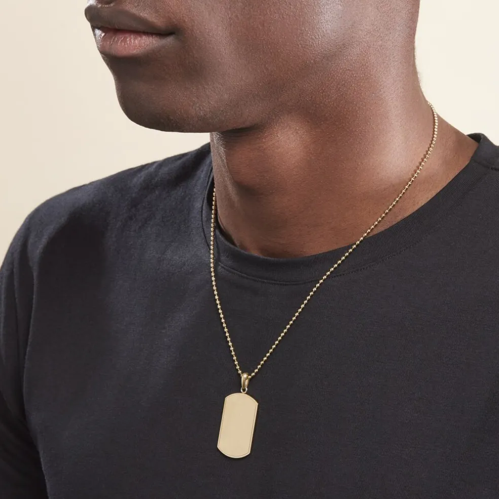 Collier Acier Doré Lorant