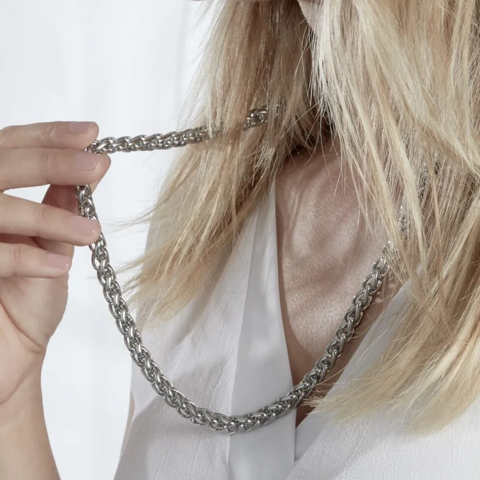 Collier Acier Gris Vasio