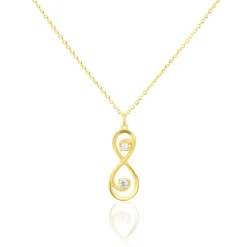 Collier Ademar Or Jaune Oxyde De Zirconium