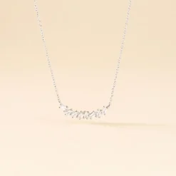 Collier Adonia Argent Blanc Oxyde De Zirconium