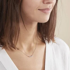 Collier Adriana Argent Blanc Oxyde De Zirconium