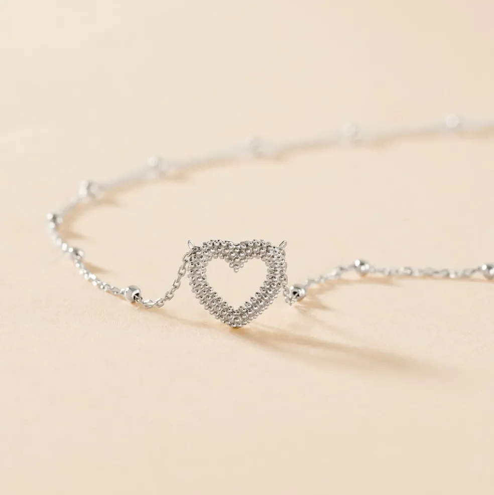 Collier Aella Argent Blanc