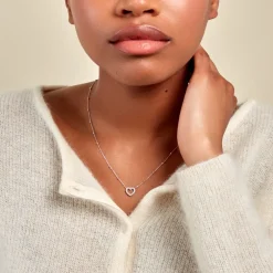 Collier Aella Argent Blanc