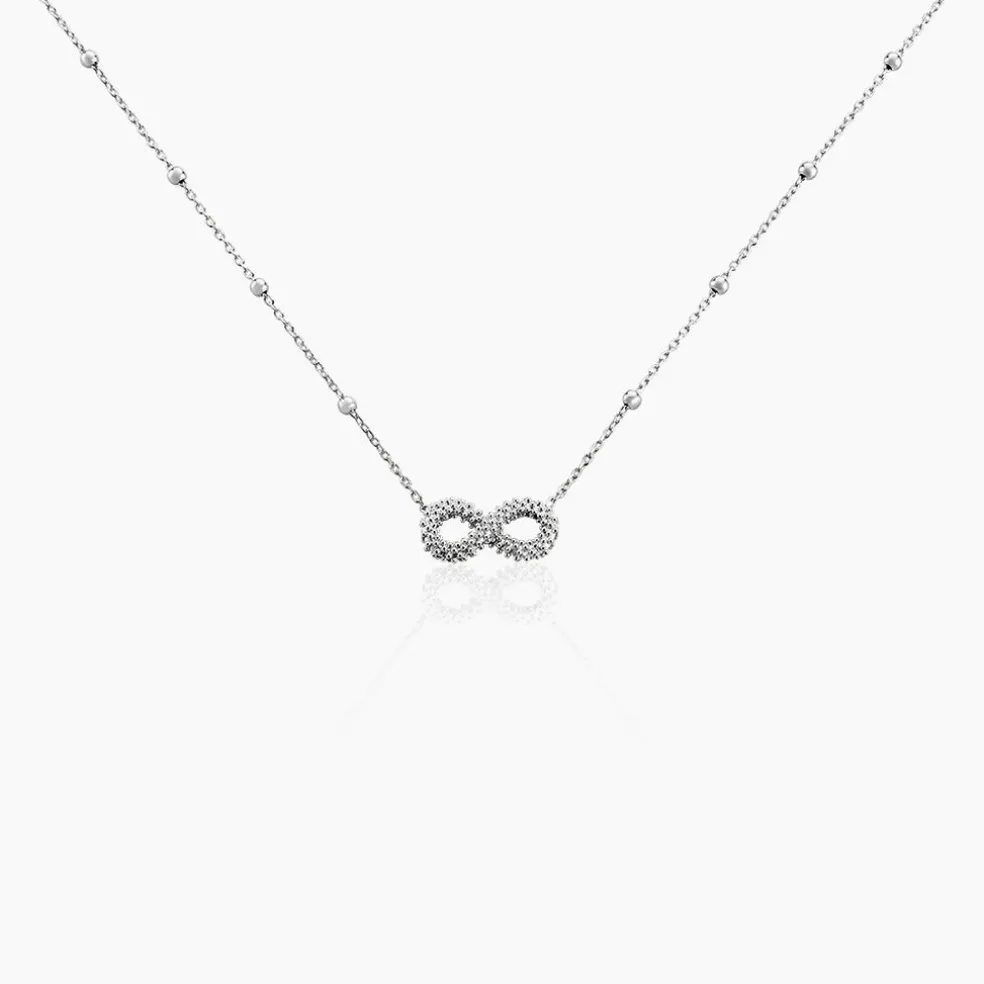 Collier Aella Argent Blanc