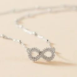 Collier Aella Argent Blanc