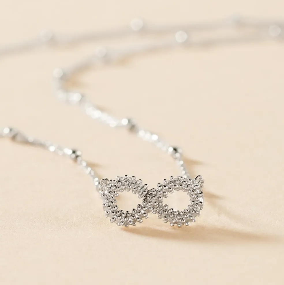 Collier Aella Argent Blanc