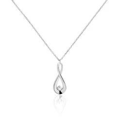 Collier Aelys Acier Blanc