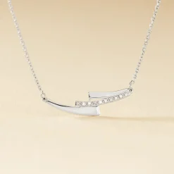 Collier Ainhoa Or Blanc Diamant