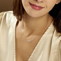 Collier Ainhoa Or Blanc Diamant