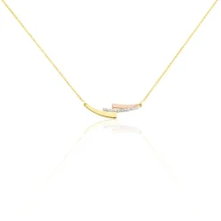 Collier Ainhoa Or Tricolore Diamant