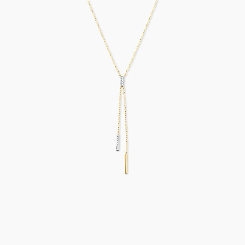 Collier Ainhoaa Or Jaune Diamant