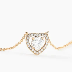 Collier Alais Plaqué Or Jaune Oxyde De Zirconium