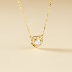 Collier Alais Plaqué Or Jaune Oxyde De Zirconium