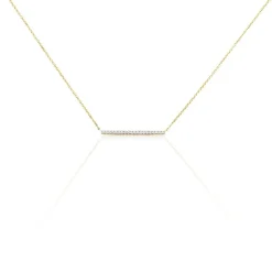 Collier Alayna Or Jaune Diamant