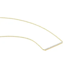 Collier Alayna Or Jaune Diamant