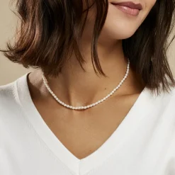 Collier Alceste Or Jaune Perle De Culture