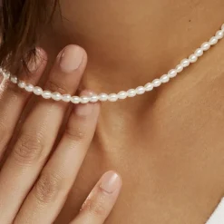 Collier Alceste Or Jaune Perle De Culture