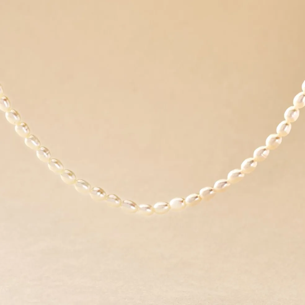 Collier Alceste Or Jaune Perle De Culture