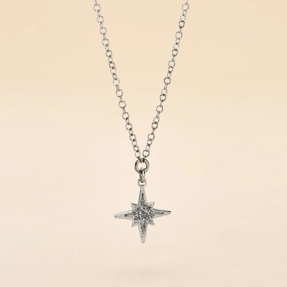 Collier Alcyone Argent Blanc